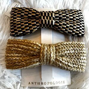 New Anthropologie Bow Barrettes summer straw bows must see